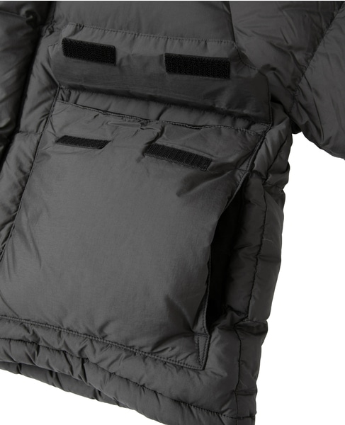 【Gymphlex/ジムフレックス】DOWN HOODED SHORT JACKET 詳細画像 チャコールグレー 6