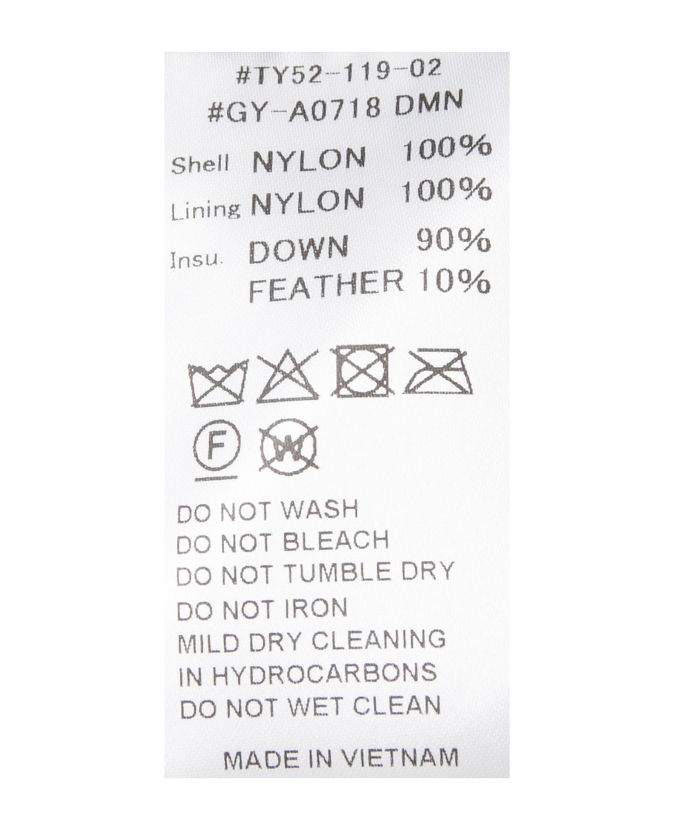 【Gymphlex/ジムフレックス】DOWN HOODED SHORT JACKET 詳細画像 チャコールグレー 9