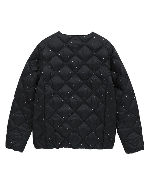 《別注》【TAION/タイオン】ドットプリントクルーネックダウンジャケット 詳細画像 ドット 11