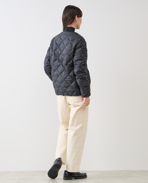 《別注》【TAION/タイオン】ドットプリントクルーネックダウンジャケット 詳細画像 ドット 7