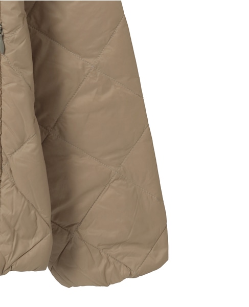 【TAION /タイオン】クルーネックダウンジャケット 詳細画像 ダークベージュ 4