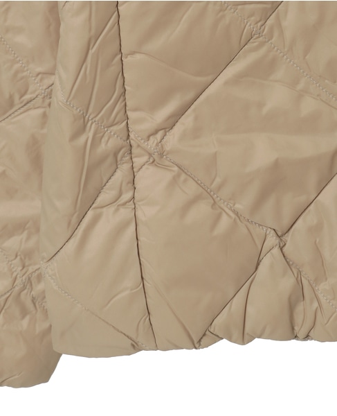 【TAION /タイオン】クルーネックダウンジャケット 詳細画像 ダークベージュ 5