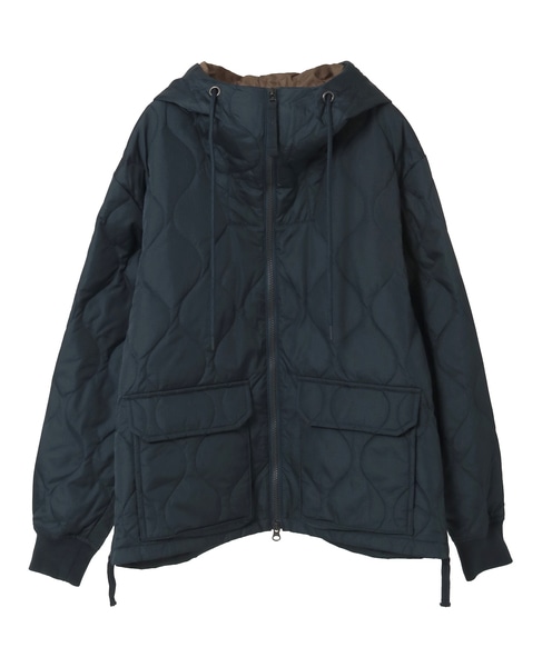 【TAION /タイオン】Wジップ ダウンパーカー 詳細画像 ダークネイビー 1