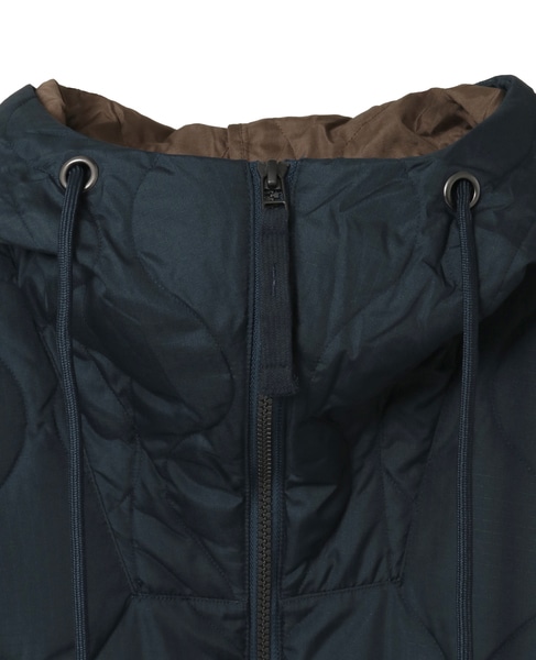 【TAION /タイオン】Wジップ ダウンパーカー 詳細画像 ダークネイビー 3