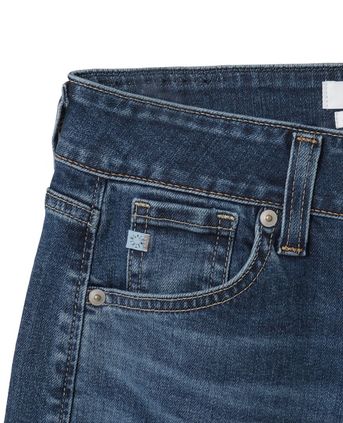 【something/サムシング】LISA SEMI WIDE 詳細画像 インディゴブルー 3