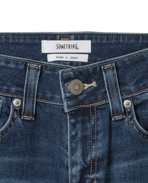 【something/サムシング】LISA SEMI WIDE 詳細画像 インディゴブルー 4