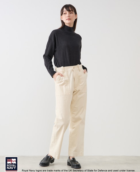 《別注》【ROYAL NAVY/ロイヤルネイビー】ベイカーパンツ 詳細画像 アイボリー 10