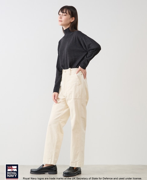 《別注》【ROYAL NAVY/ロイヤルネイビー】ベイカーパンツ 詳細画像 アイボリー 3