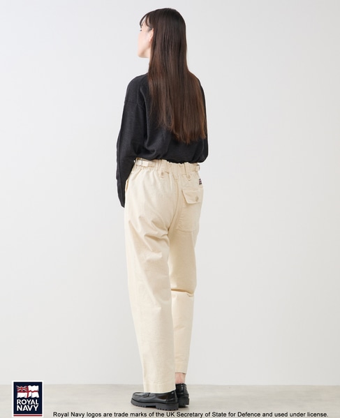《別注》【ROYAL NAVY/ロイヤルネイビー】ベイカーパンツ 詳細画像 アイボリー 5