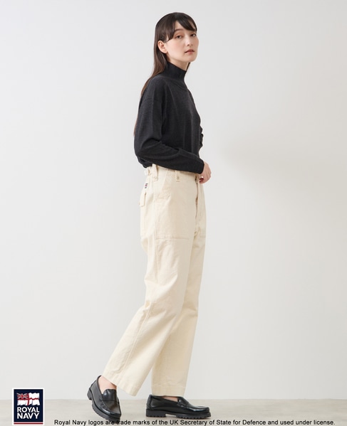 《別注》【ROYAL NAVY/ロイヤルネイビー】ベイカーパンツ 詳細画像 アイボリー 9