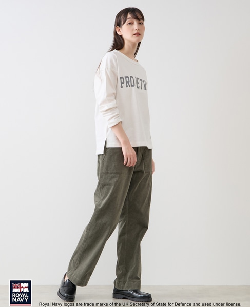 《別注》【ROYAL NAVY/ロイヤルネイビー】ベイカーパンツ 詳細画像 カーキ 7