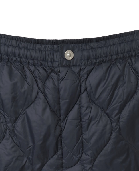 【TAION /タイオン】ダウンキュロットパンツ 詳細画像 ダークネイビー 3