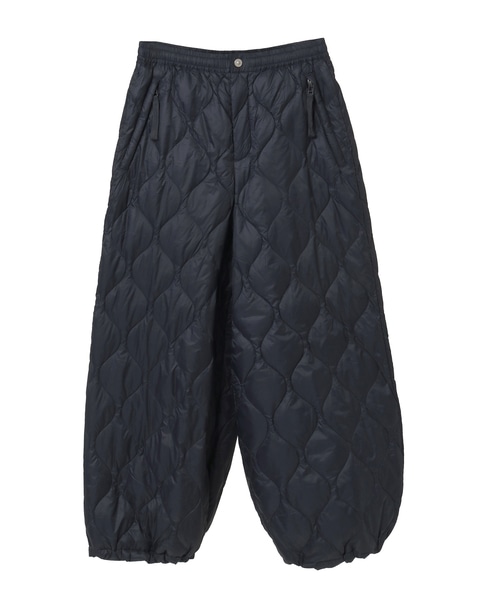 【TAION /タイオン】ダウンキュロットパンツ 詳細画像 ダークネイビー 8