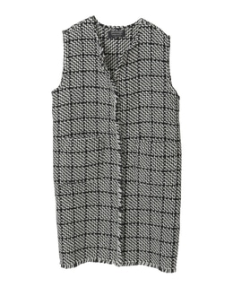 【John Branigan/ジョンブラニガン】フリンジロングジレ