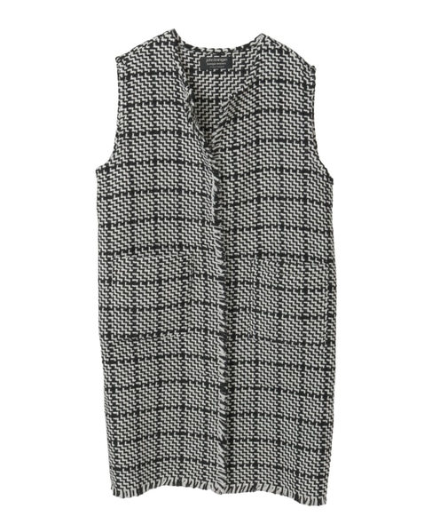 【John Branigan/ジョンブラニガン】フリンジロングジレ 詳細画像 その他 1