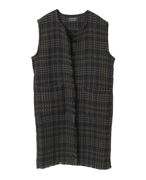 【John Branigan/ジョンブラニガン】フリンジロングジレ 詳細画像 その他1 1