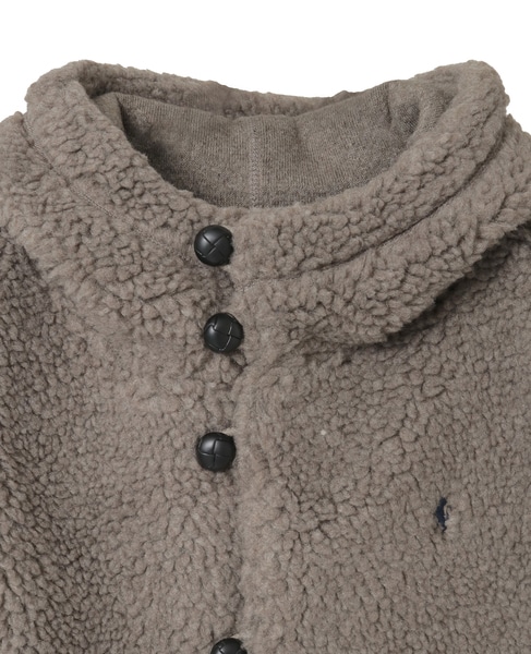 【Gymphlex/ジムフレックス】 BOA HOODED VEST 詳細画像 ダークベージュ 3