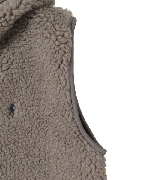 【Gymphlex/ジムフレックス】 BOA HOODED VEST 詳細画像 ダークベージュ 4