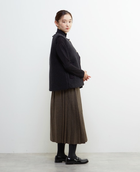 【Barbour/バブアー】ボアベスト 詳細画像 キナリ 6