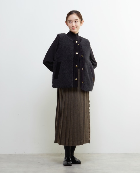 【Barbour/バブアー】ボアベスト 詳細画像 キナリ 8