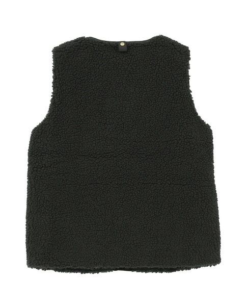 【Barbour/バブアー】ボアベスト 詳細画像 ブラック 2