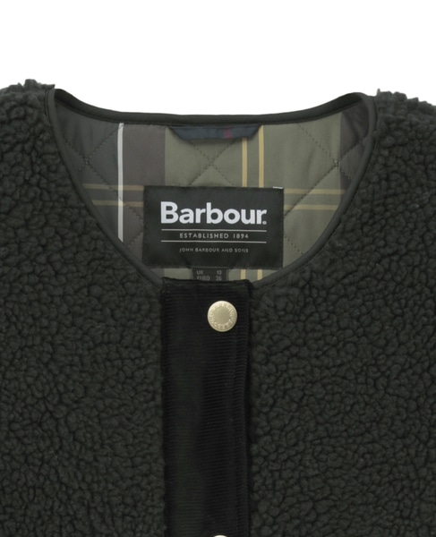【Barbour/バブアー】ボアベスト 詳細画像 ブラック 3