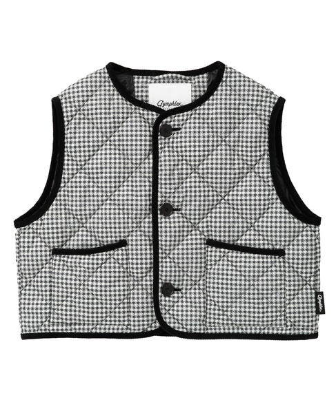 【Gymphlex/ジムフレックス】QUILT DOWN SHORT VEST 詳細画像 チェック 1