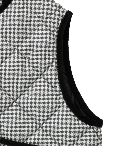 【Gymphlex/ジムフレックス】QUILT DOWN SHORT VEST 詳細画像 チェック 4