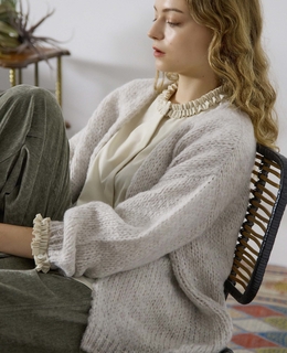 《別注》【TRICOTS JEAN MARC/トリコット・ジーン・ マルク】モヘアニットカーディガン