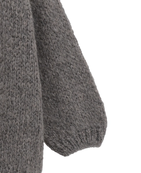 《別注》【TRICOTS JEAN MARC/トリコット・ジーン・ マルク】モヘアニットカーディガン 詳細画像 グレイッシュベージュ 13