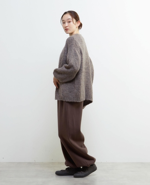 《別注》【TRICOTS JEAN MARC/トリコット・ジーン・ マルク】モヘアニットカーディガン 詳細画像 グレイッシュベージュ 4