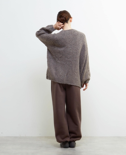 《別注》【TRICOTS JEAN MARC/トリコット・ジーン・ マルク】モヘアニットカーディガン 詳細画像 グレイッシュベージュ 5