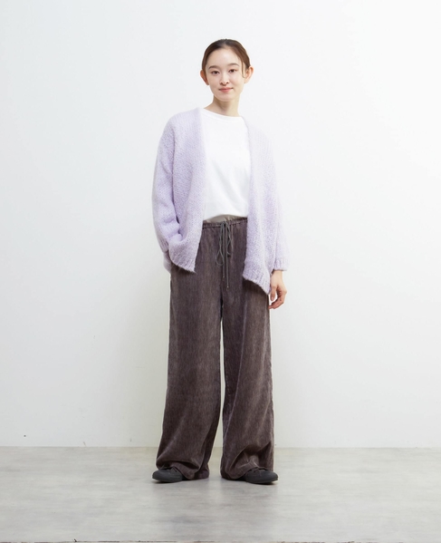 《別注》【TRICOTS JEAN MARC/トリコット・ジーン・ マルク】モヘアニットカーディガン 詳細画像 ラベンダー 3