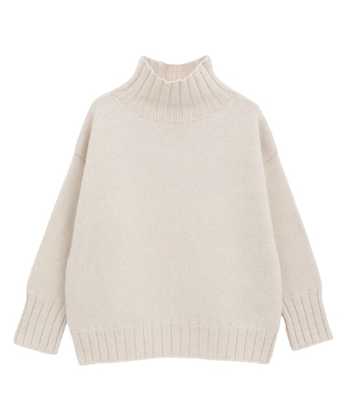 《別注》【ISLAND TIDES/アイランド タイド】タートルネックニットプルオーバー 詳細画像 アイボリー 3
