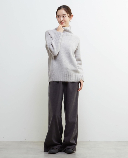 《別注》【ISLAND TIDES/アイランド タイド】タートルネックニットプルオーバー 詳細画像 ライトグレー 2