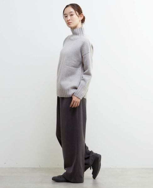 《別注》【ISLAND TIDES/アイランド タイド】タートルネックニットプルオーバー 詳細画像 ライトグレー 4