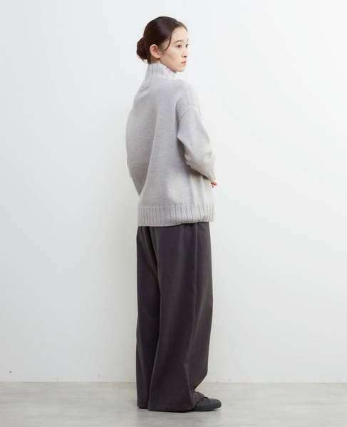 《別注》【ISLAND TIDES/アイランド タイド】タートルネックニットプルオーバー 詳細画像 ライトグレー 7