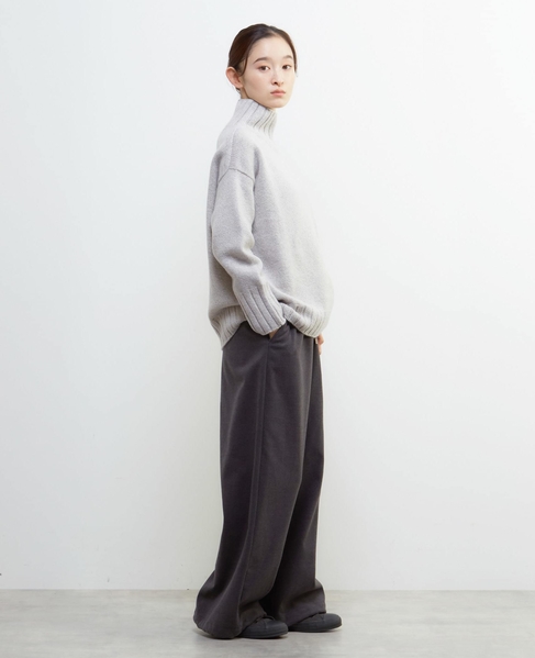 《別注》【ISLAND TIDES/アイランド タイド】タートルネックニットプルオーバー 詳細画像 ライトグレー 8