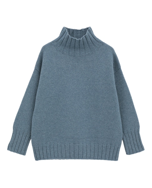 《別注》【ISLAND TIDES/アイランド タイド】タートルネックニットプルオーバー 詳細画像 ブルーグリーン 10