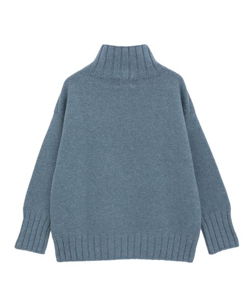 《別注》【ISLAND TIDES/アイランド タイド】タートルネックニットプルオーバー 詳細画像 ブルーグリーン 11
