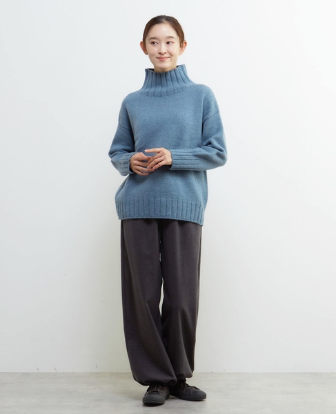 《別注》【ISLAND TIDES/アイランド タイド】タートルネックニットプルオーバー 詳細画像 ブルーグリーン 2