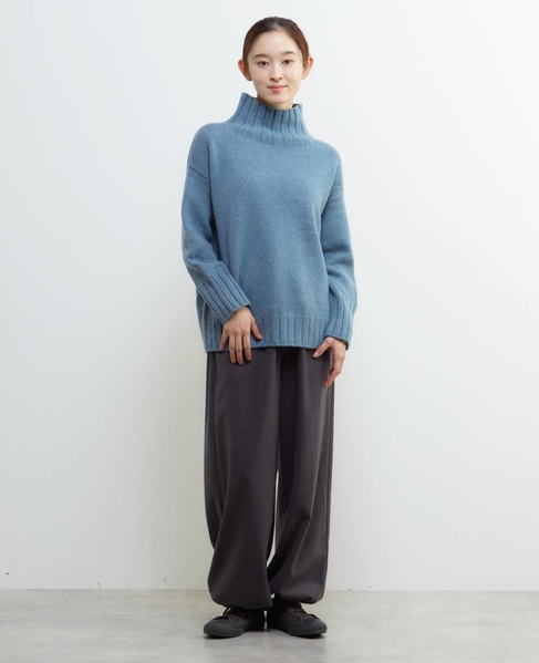 《別注》【ISLAND TIDES/アイランド タイド】タートルネックニットプルオーバー 詳細画像 ブルーグリーン 9