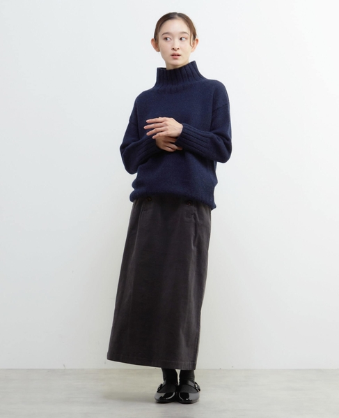 《別注》【ISLAND TIDES/アイランド タイド】タートルネックニットプルオーバー 詳細画像 ネイビー 3