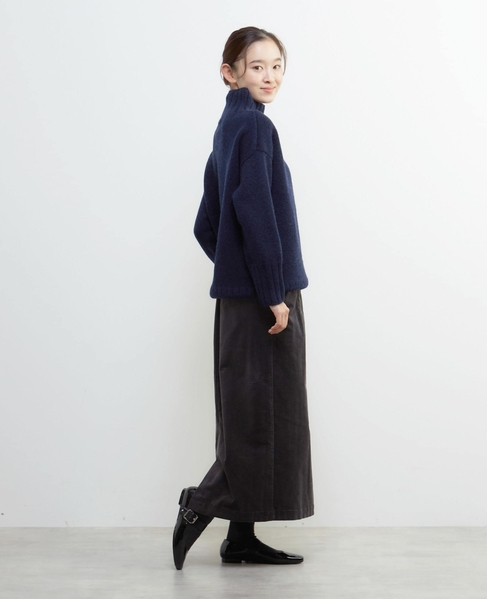 《別注》【ISLAND TIDES/アイランド タイド】タートルネックニットプルオーバー 詳細画像 ネイビー 7