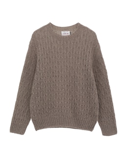 【ISLAND TIDES/アイランド タイド】ケーブル編みニットプルオーバー