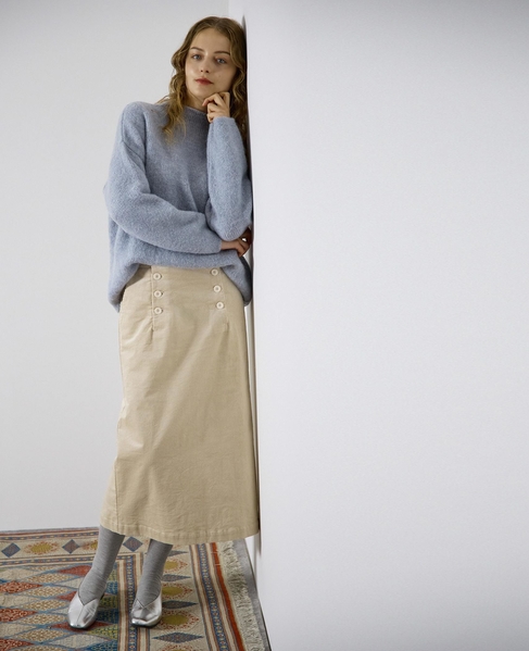 《別注》【TRICOTS JEAN MARC/トリコット・ジーン・ マルク】ボトルネックニットプルオーバー 詳細画像 ブルー 2