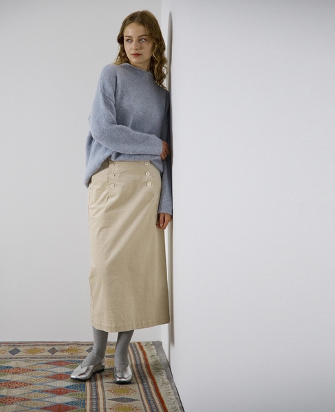 《別注》【TRICOTS JEAN MARC/トリコット・ジーン・ マルク】ボトルネックニットプルオーバー 詳細画像 ブルー 3