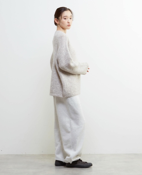 《別注》【TRICOTS JEAN MARC/トリコット・ジーン・ マルク】ボトルネックニットプルオーバー 詳細画像 ライトグレー 6