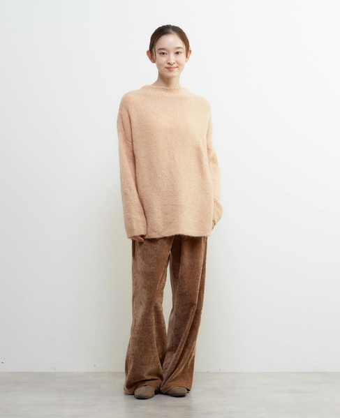 《別注》【TRICOTS JEAN MARC/トリコット・ジーン・ マルク】ボトルネックニットプルオーバー 詳細画像 ピンクベージュ 7