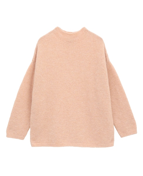 《別注》【TRICOTS JEAN MARC/トリコット・ジーン・ マルク】ボトルネックニットプルオーバー 詳細画像 ピンクベージュ 8